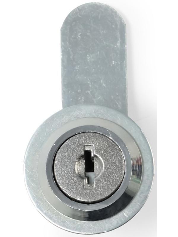 Замок почтовый ТУНДРА LC2, 17×16×50 мм, 2 английских ключа, хром