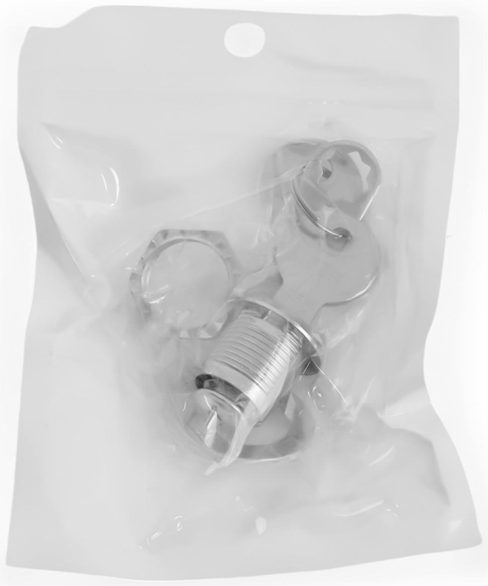 Замок почтовый ТУНДРА LC4, 17×16×50 мм, 2 английских ключа, хром