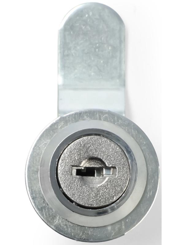 Замок почтовый ТУНДРА LC4, 17×16×50 мм, 2 английских ключа, хром