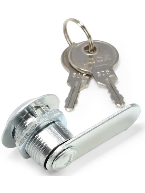 Замок почтовый ТУНДРА LC2, 17×20×50 мм, 2 английских ключа, хром