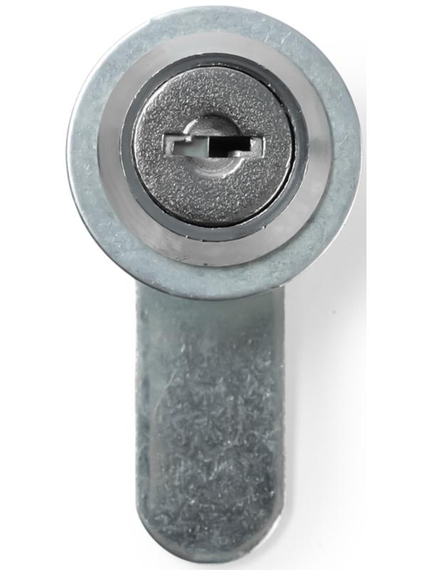 Замок почтовый ТУНДРА LC2, 17×20×50 мм, 2 английских ключа, хром