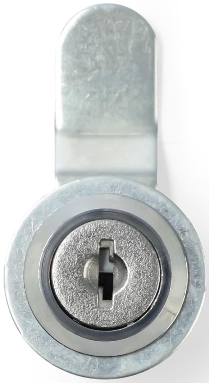 Замок почтовый ТУНДРА LC4, 17×20×50 мм, 2 английских ключа, хром