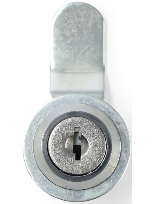 Замок почтовый ТУНДРА LC4, 17×20×50 мм, 2 английских ключа, хром