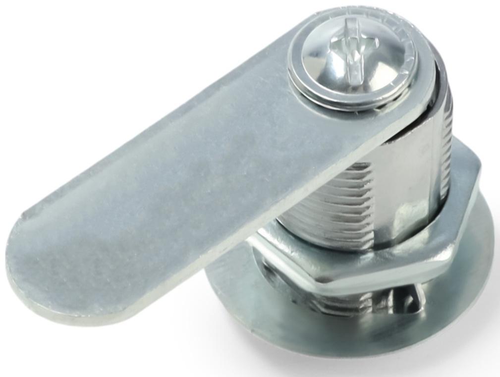 Замок почтовый ТУНДРА LC2, 17×25×50 мм, 2 английских ключа, хром