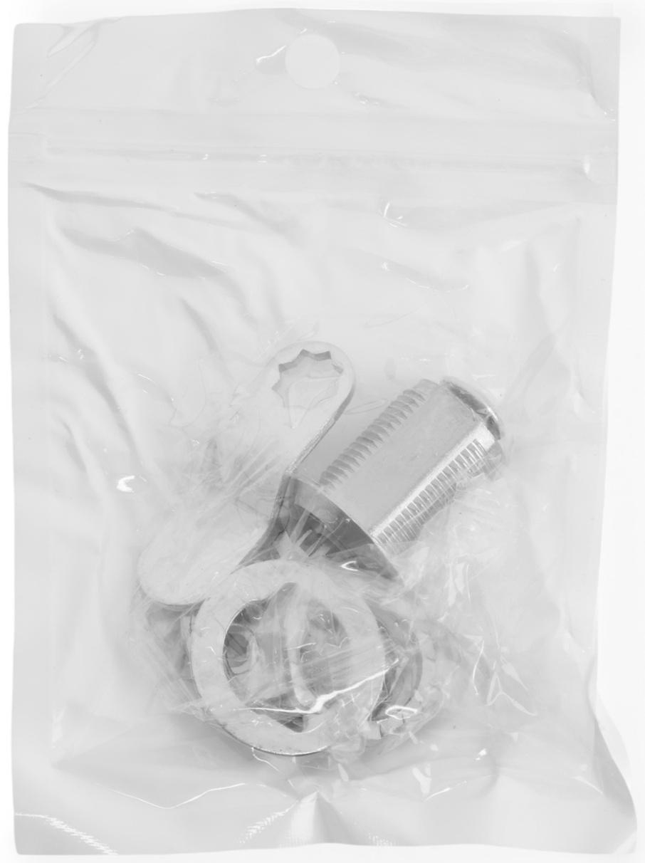 Замок почтовый ТУНДРА LC4, 17×25×50 мм, 2 английских ключа, хром