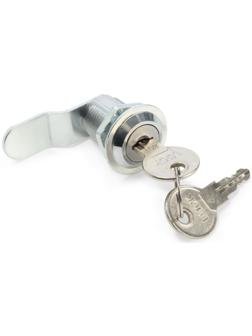 Замок почтовый ТУНДРА LC4, 17×25×50 мм, 2 английских ключа, хром
