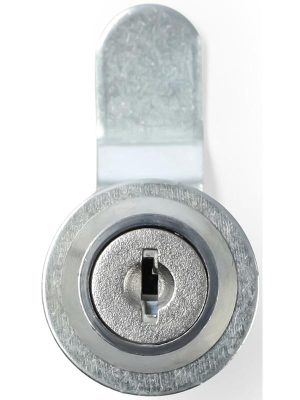 Замок почтовый ТУНДРА LC4, 17×25×50 мм, 2 английских ключа, хром