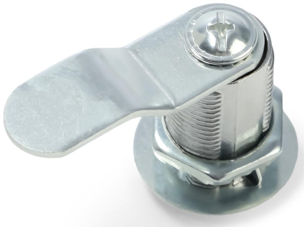 Замок почтовый ТУНДРА LC4, 17×30×50 мм, 2 английских ключа, хром