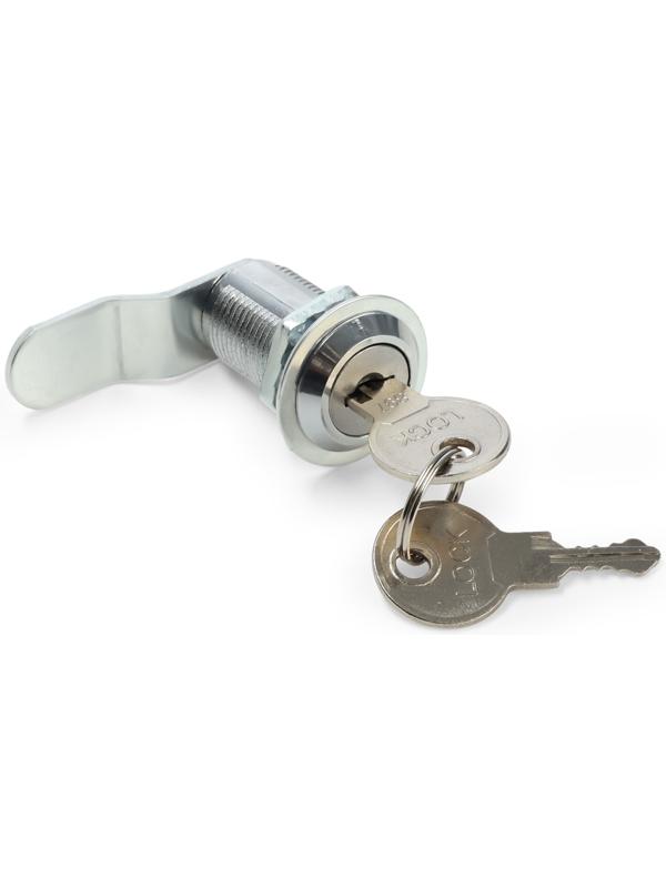 Замок почтовый ТУНДРА LC4, 17×30×50 мм, 2 английских ключа, хром