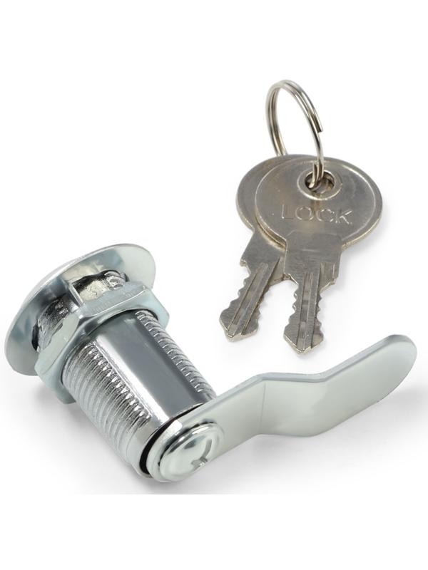 Замок почтовый ТУНДРА LC4, 17×30×50 мм, 2 английских ключа, хром