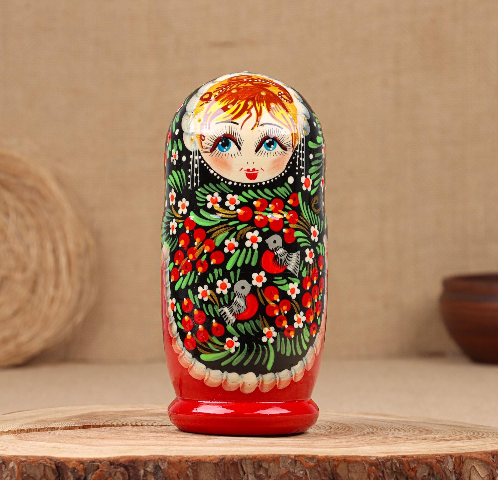 Матрёшка дерево «Марина», 5-кукольная, 19 см