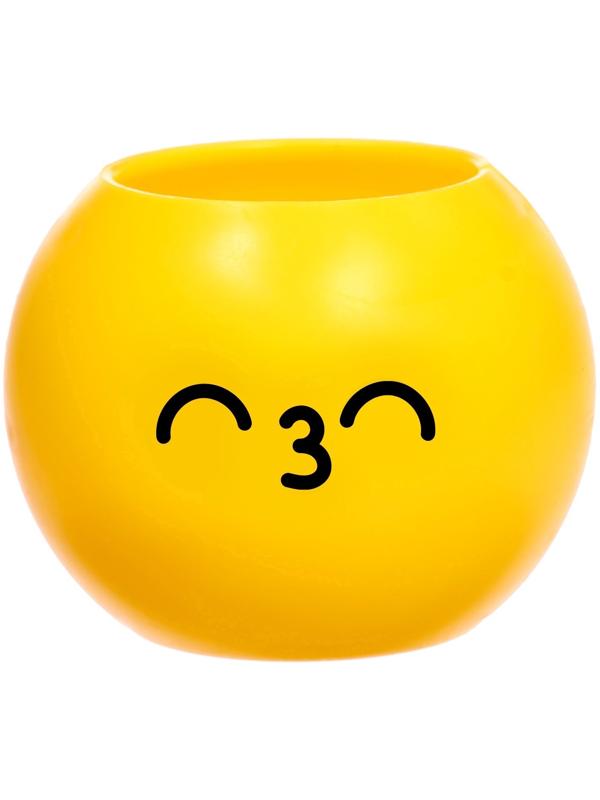 Набор для опытов, для детей «Выращиваем травку», растение в горшочке - эмодзи «Поцелуйчик»