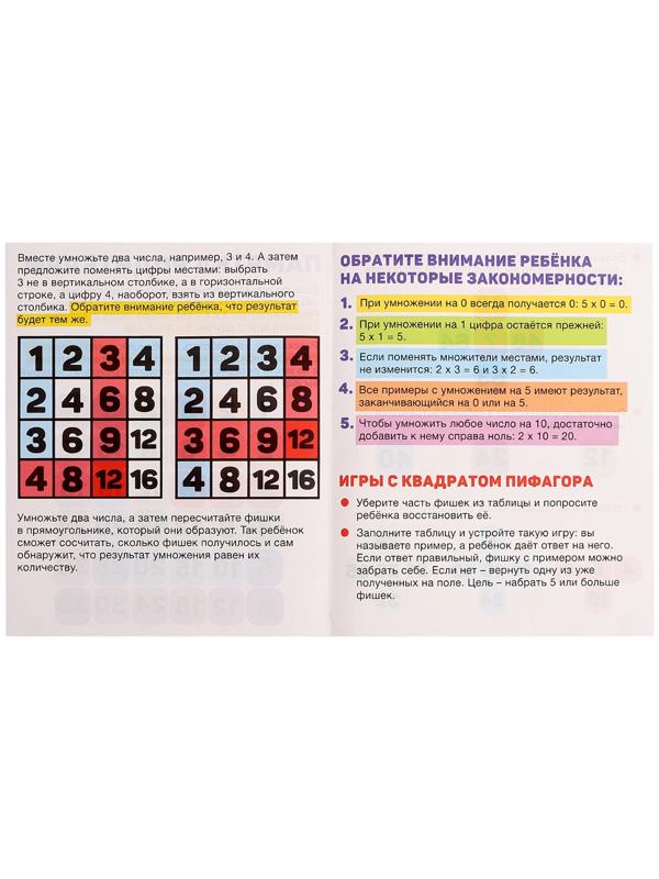 Развивающий набор «Квадрат Пифагора», 5+