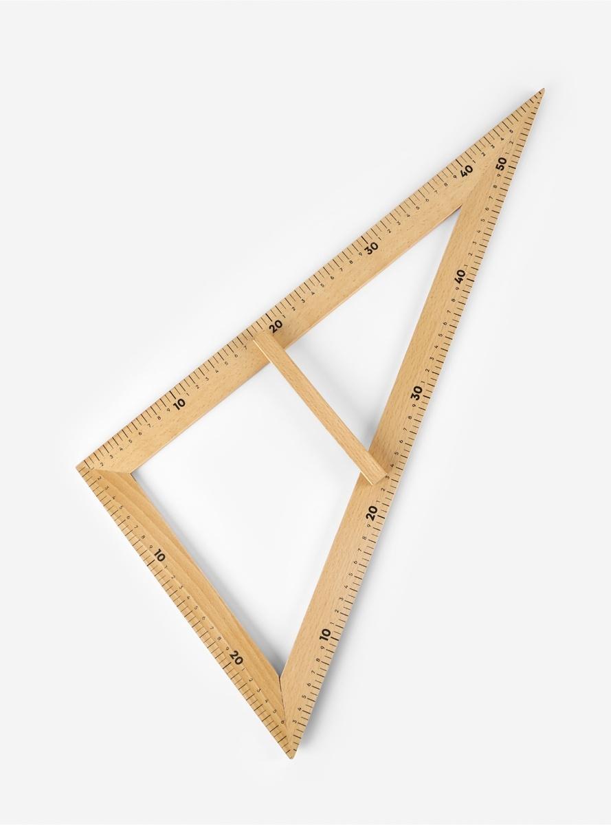 Линейка портновская «Угольник», 50×32.5 см, дерево