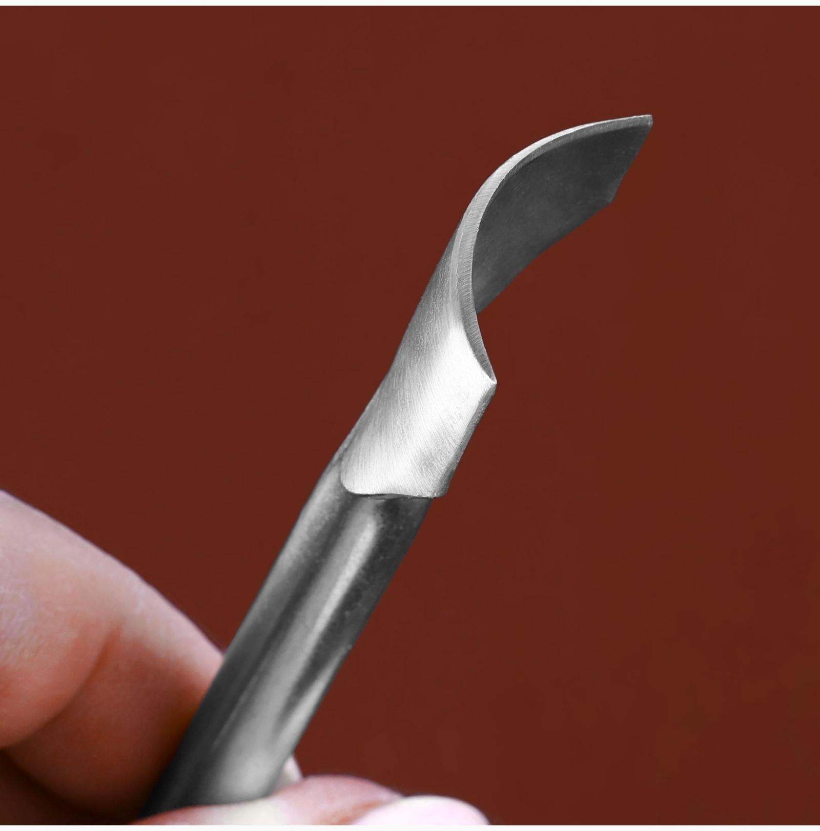 Отсекатель для кожи, образный, дугообразный, набор 7 шт., 10 - 40 мм