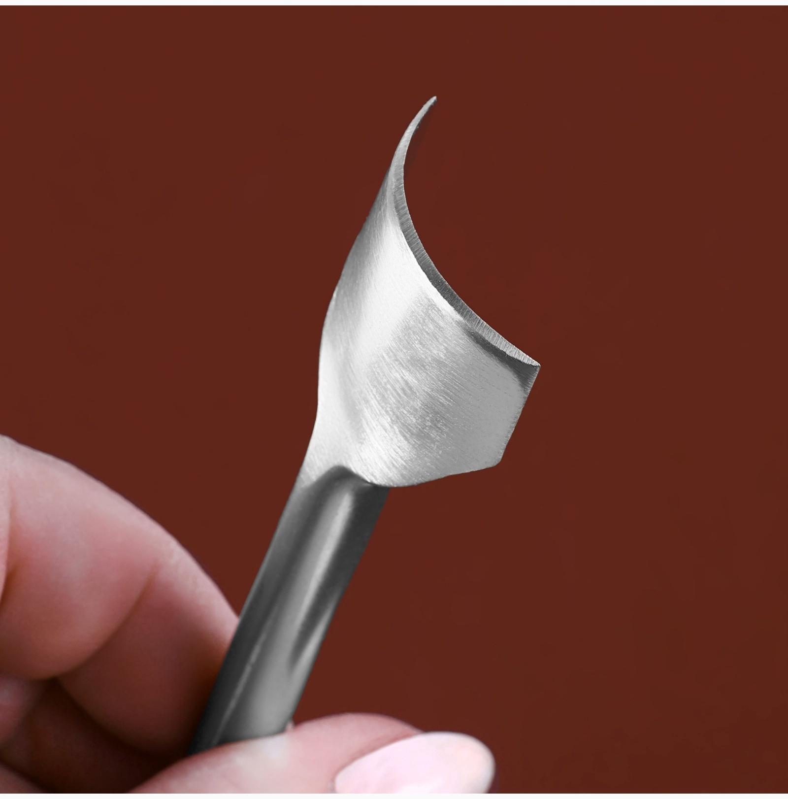 Отсекатель для кожи, образный, дугообразный, набор 7 шт., 10 - 40 мм