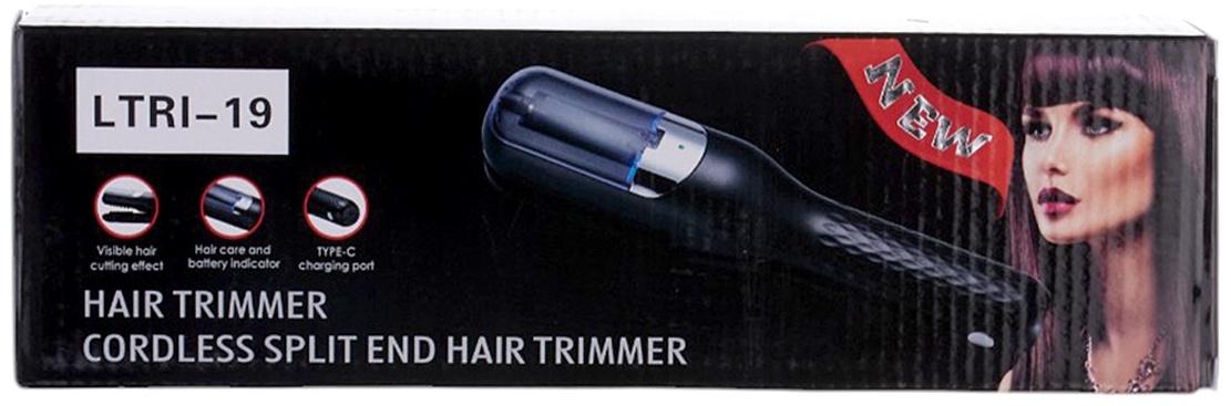 Машинка для стрижки и полировки волос LTRI-19, 3 Вт, от аккумулятора, чёрная