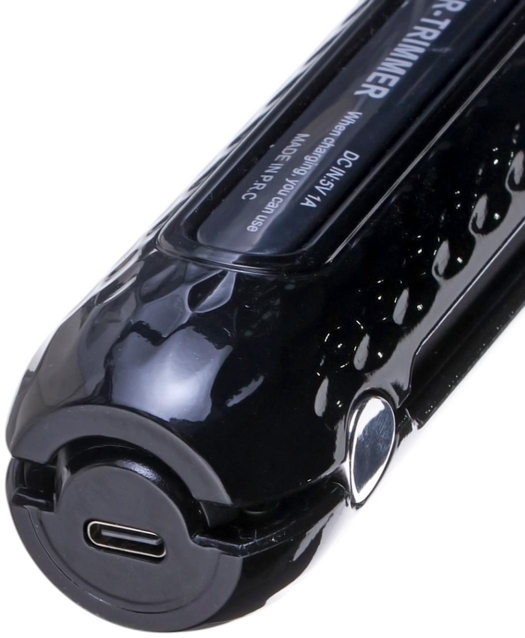 Машинка для стрижки и полировки волос LTRI-19, 3 Вт, от аккумулятора, чёрная