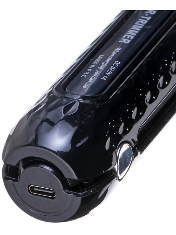 Машинка для стрижки и полировки волос LTRI-19, 3 Вт, от аккумулятора, чёрная