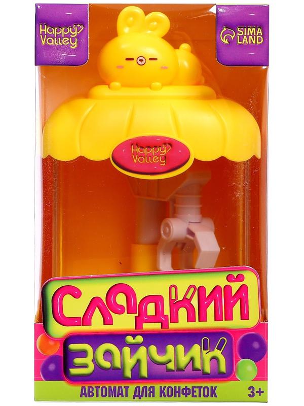 Автомат для конфет «Сладкий зайчик», МИКС