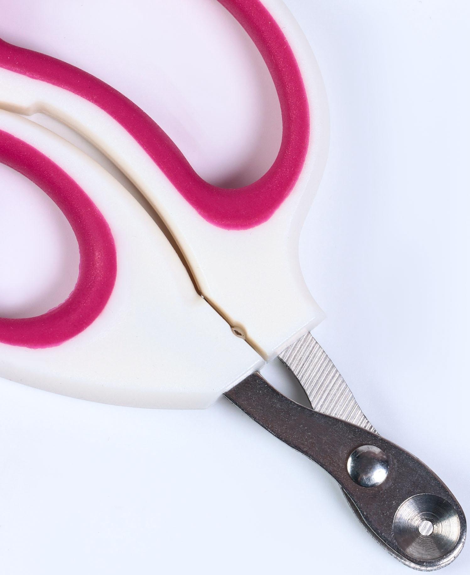 Ножницы - когтерезы c отверстием для когтей, микс