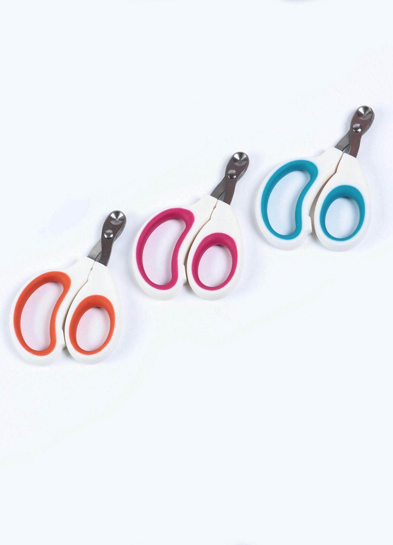 Ножницы - когтерезы c отверстием для когтей, микс