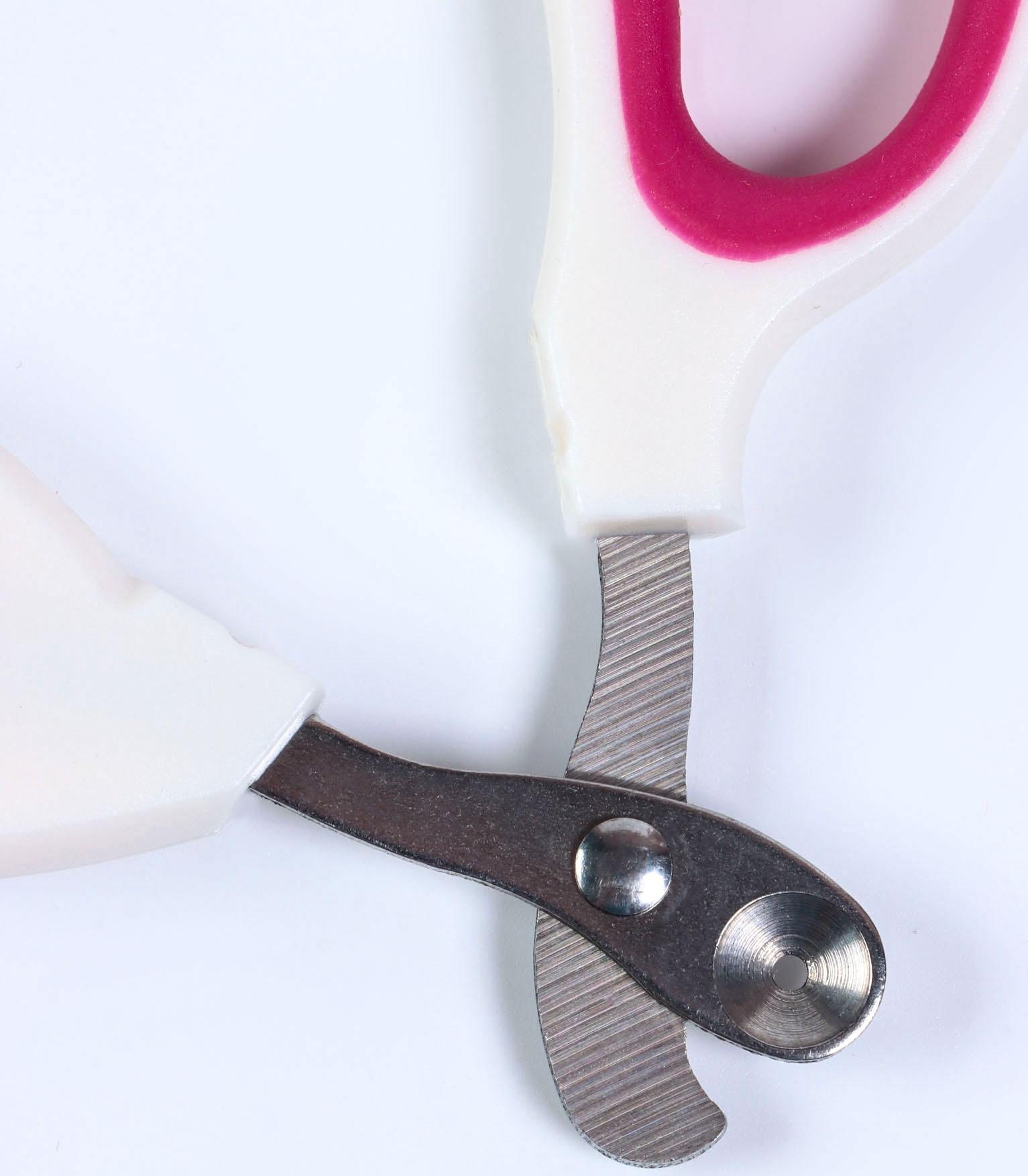 Ножницы - когтерезы c отверстием для когтей, микс