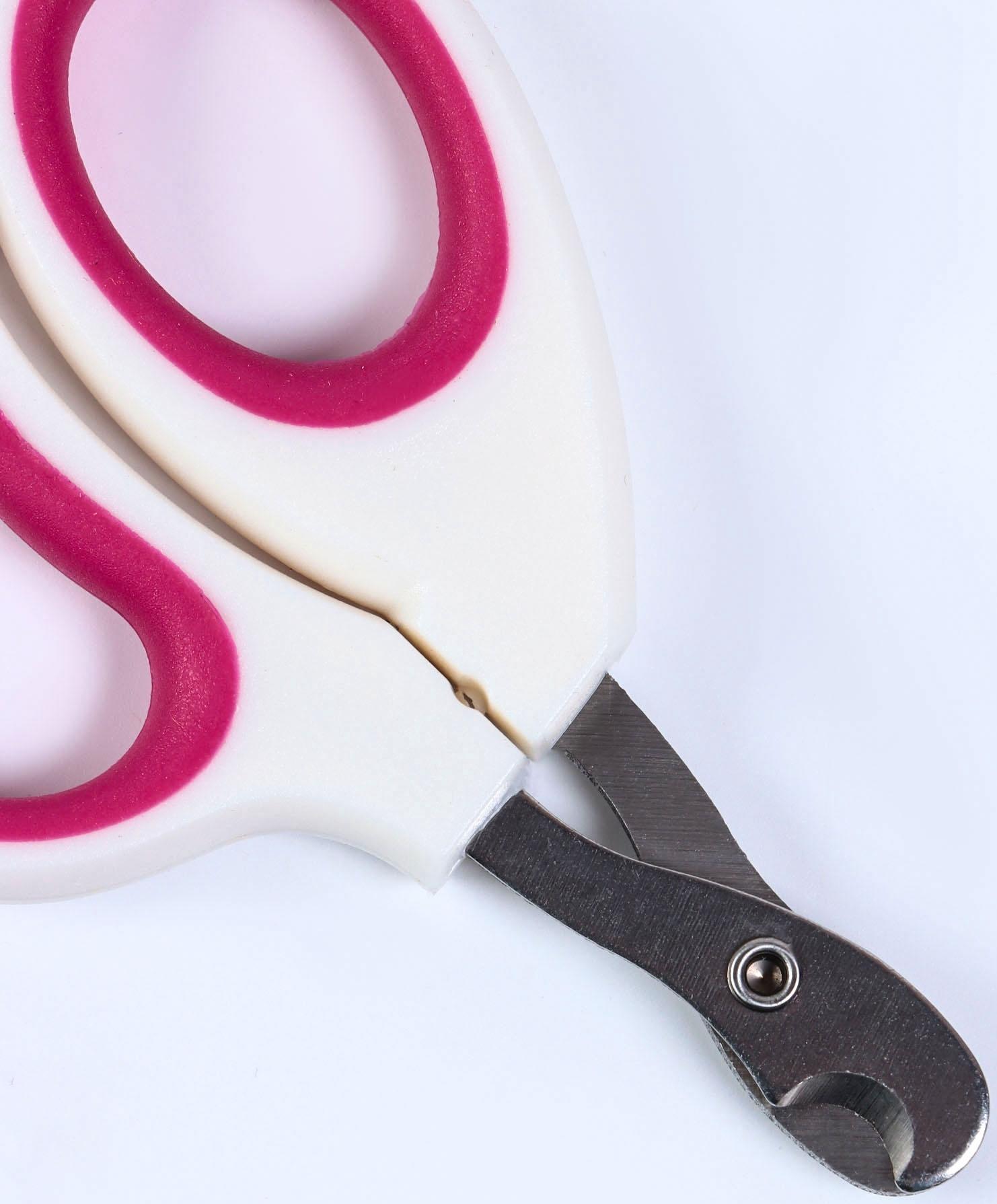 Ножницы - когтерезы c отверстием для когтей, микс