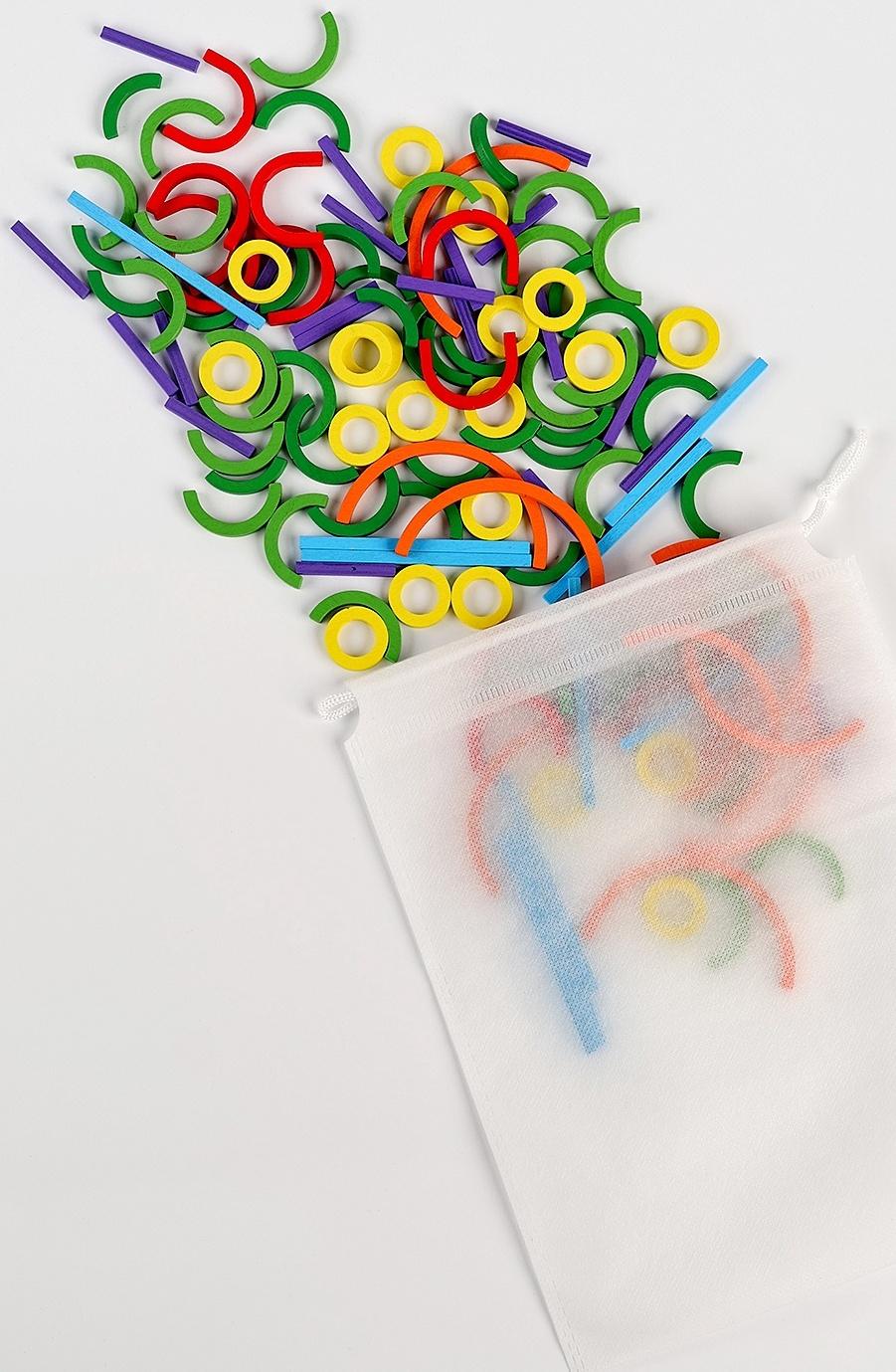 Головоломка «Изучаем цвета и фигуры», 120 деталей, 20 схем, 5 уровней