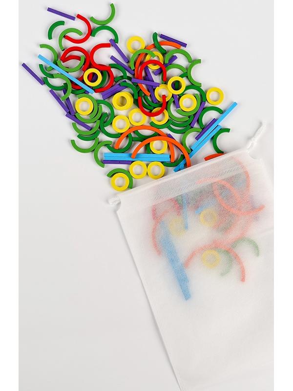 Головоломка «Изучаем цвета и фигуры», 120 деталей, 20 схем, 5 уровней