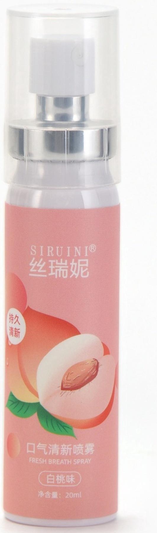 Освежитель дыхания со вкусом персика, 20 мл