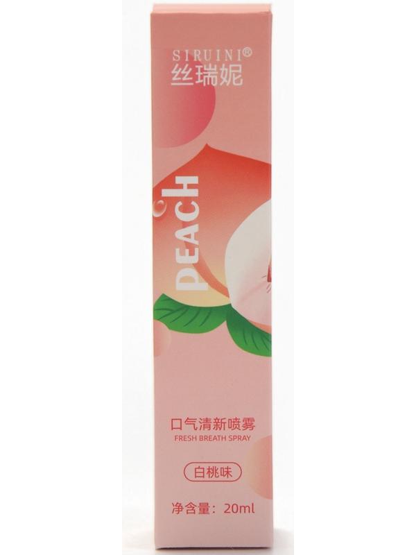 Освежитель дыхания со вкусом персика, 20 мл