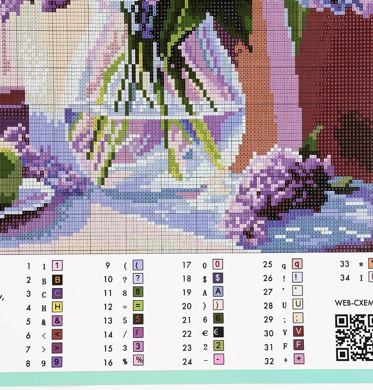 Вышивка крестиком на 8 марта «Садовые цветы», набор для творчества, 35×45 см