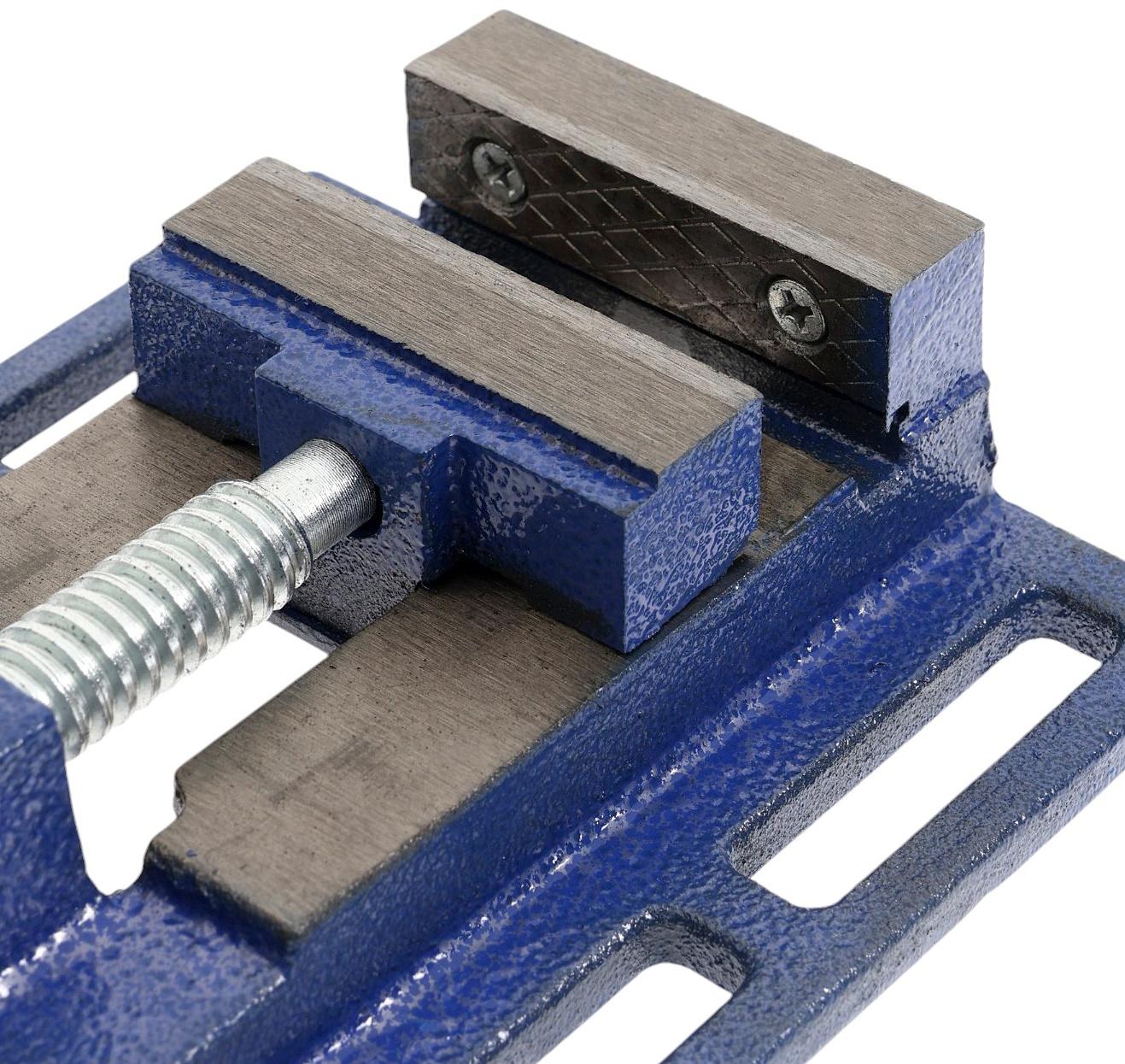 Тиски станочные ТУНДРА, чугунные, ширина губок 65 мм