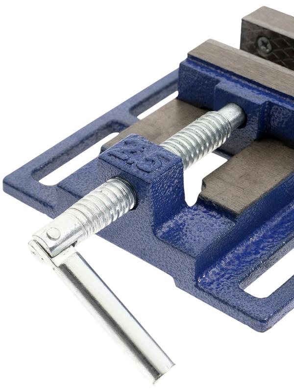 Тиски станочные ТУНДРА, чугунные, ширина губок 65 мм