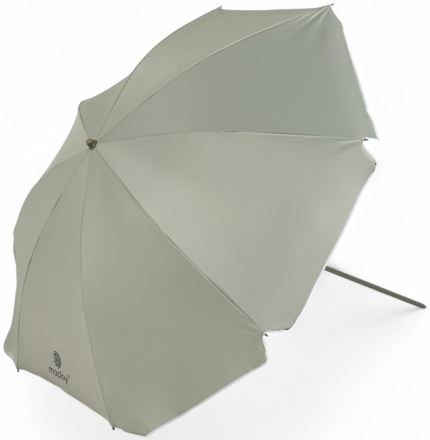 Зонт пляжный Maclay, с механизмом наклона, d=210 см, h=200 см