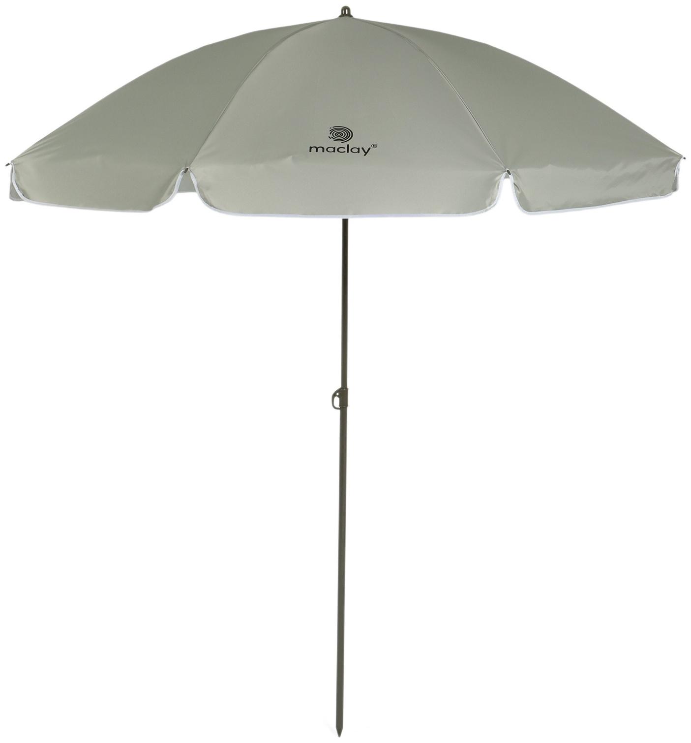 Зонт пляжный Maclay, с механизмом наклона, d=210 см, h=200 см