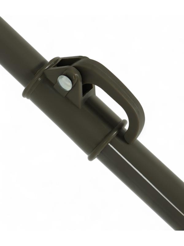 Зонт пляжный Maclay, с механизмом наклона, d=210 см, h=200 см