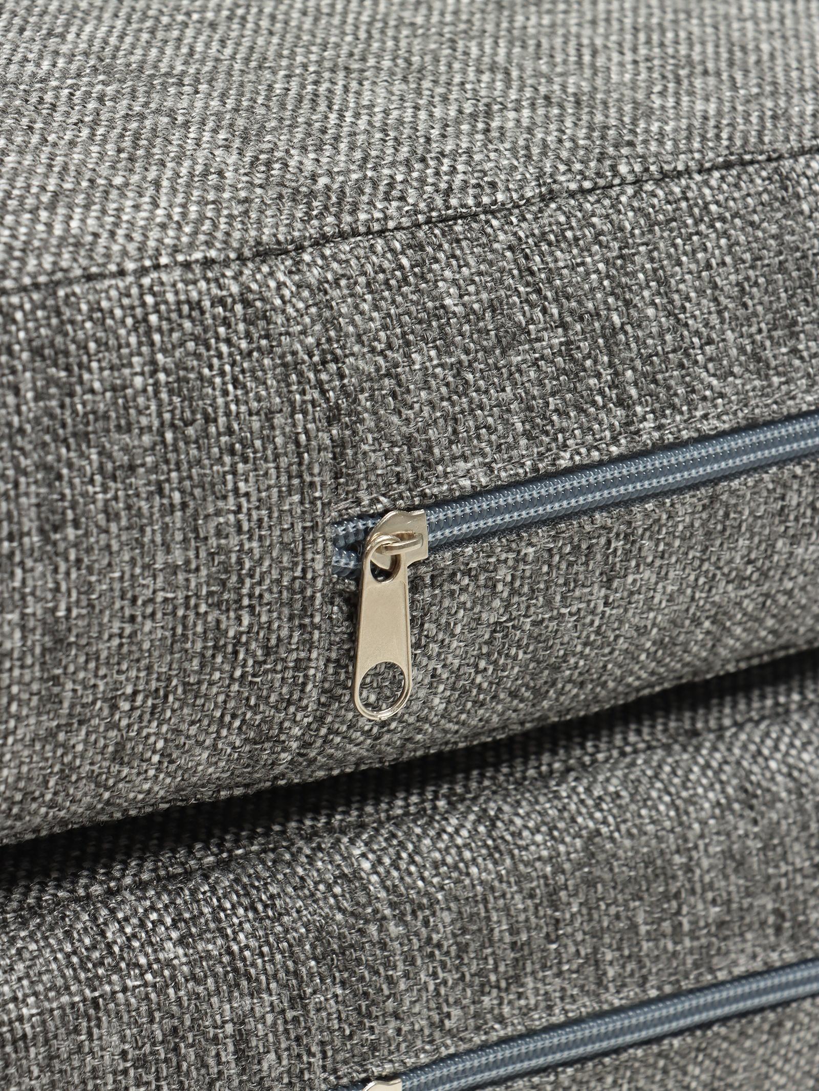 Диван - матрас бескаркасный «Линн», рогожка меланж, цвет серый