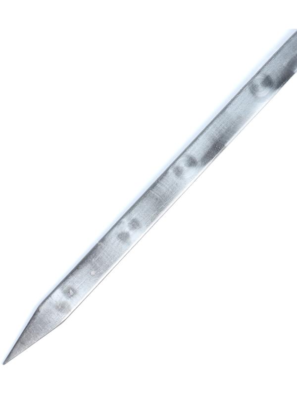 Набор шампуров в тубусе, 6 шт., деревянная ручка «Фигурная», 73(50)×1.2×0.25 см, цвет камуфляж