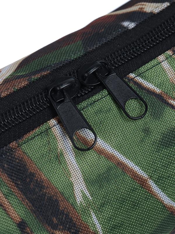 Набор шампуров в тубусе, 6 шт., деревянная ручка «Фигурная», 73(50)×1.2×0.25 см, цвет камуфляж