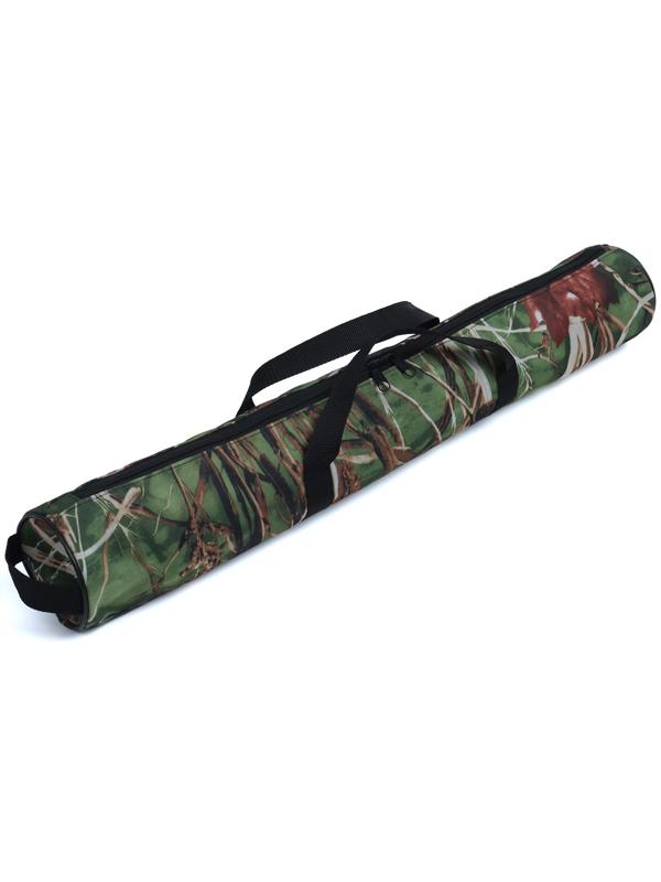 Набор шампуров в тубусе, 6 шт., деревянная ручка «Фигурная», 73(50)×1.2×0.25 см, цвет камуфляж