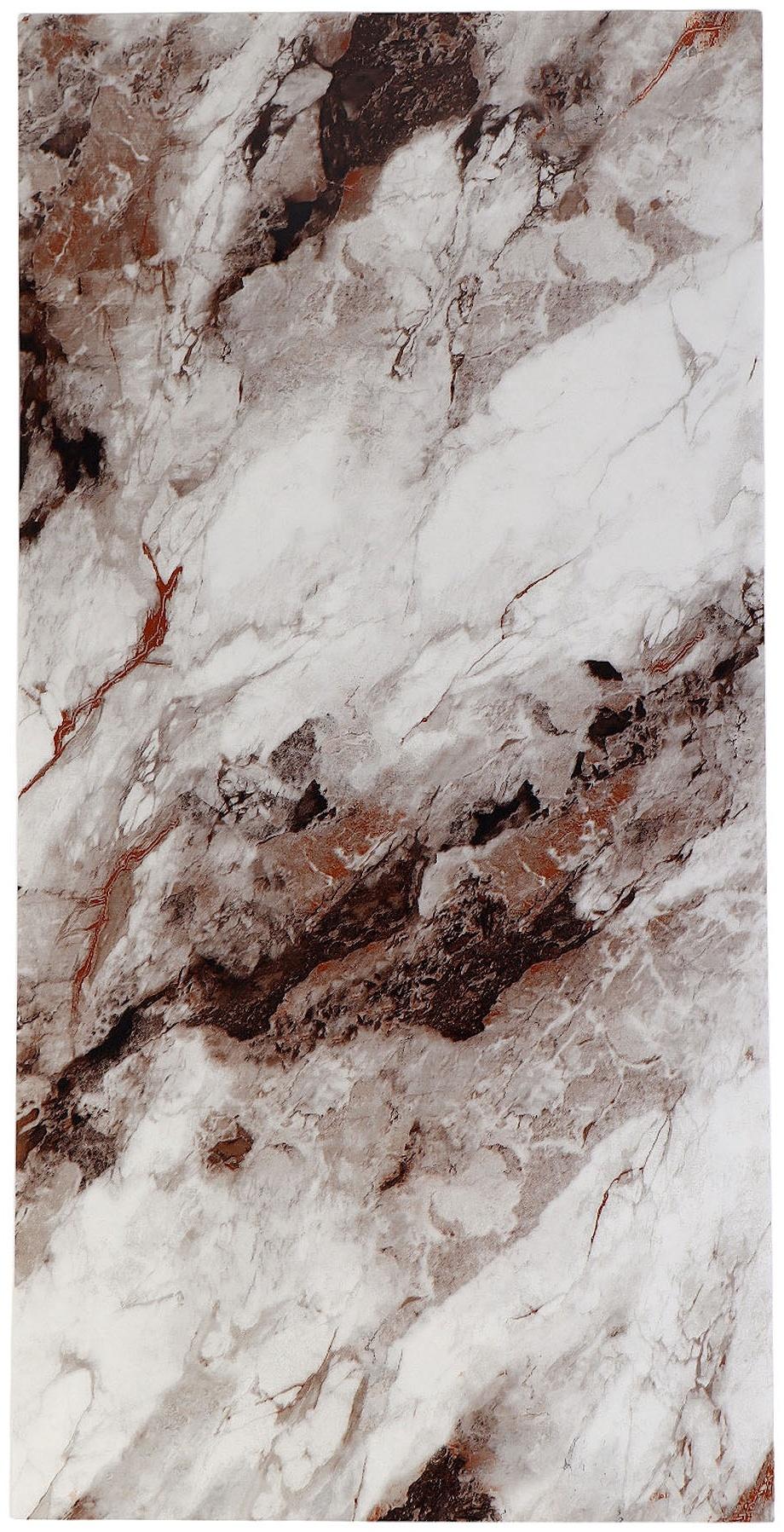 Панель ПВХ самоклеящаяся, 300×600 мм, цвет мрамор нова тонье гранд, 6 шт.