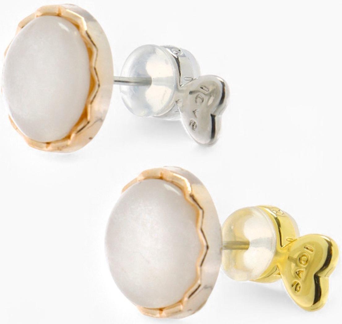 Заглушки силиконовые «Сердце» поддерживающие (3 пары), цвет золото, серебро