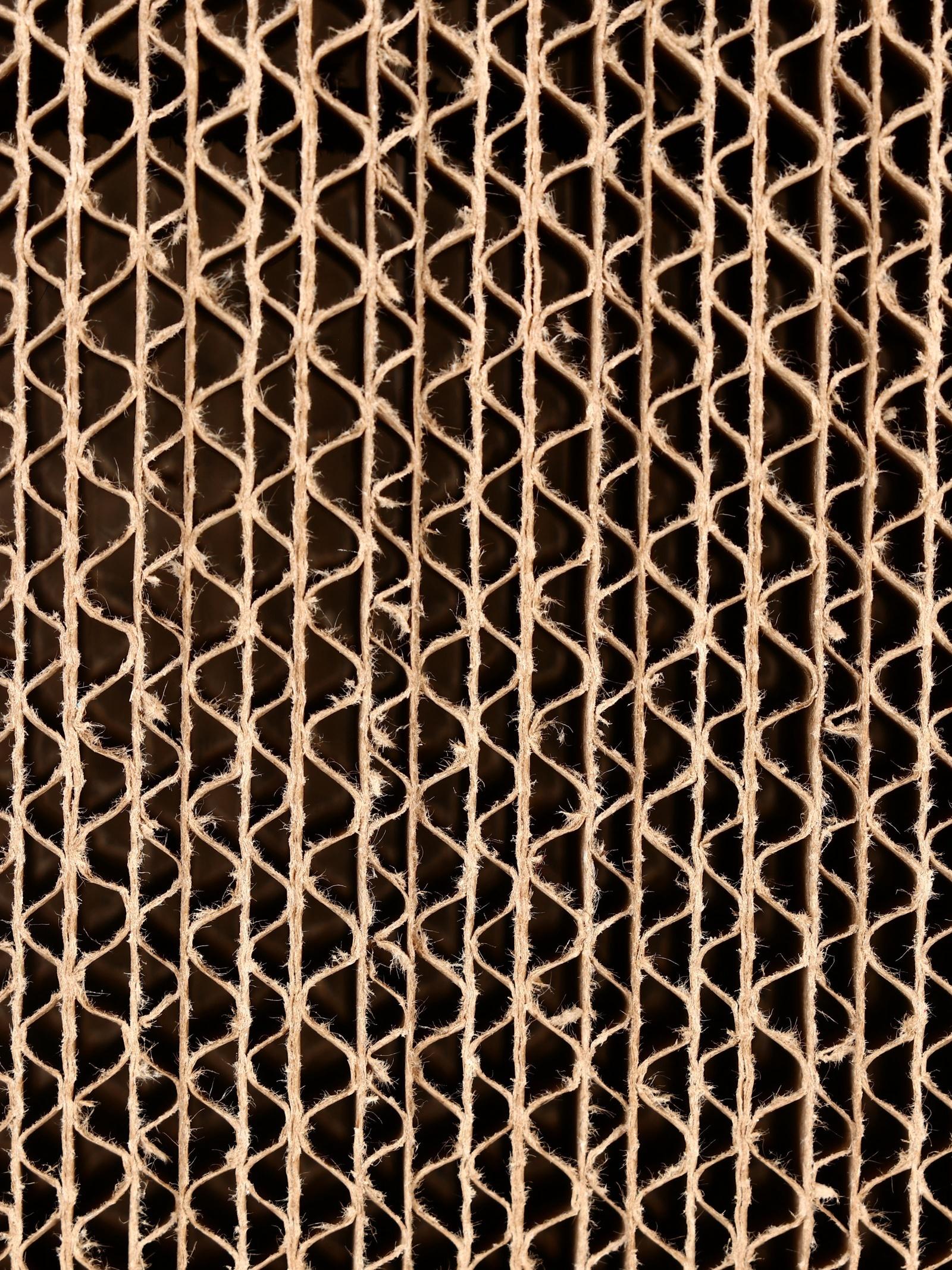 Когтеточка-лежанка картон «Зверьё Моё» ВОСЬМЕРКА 59×21×22 см