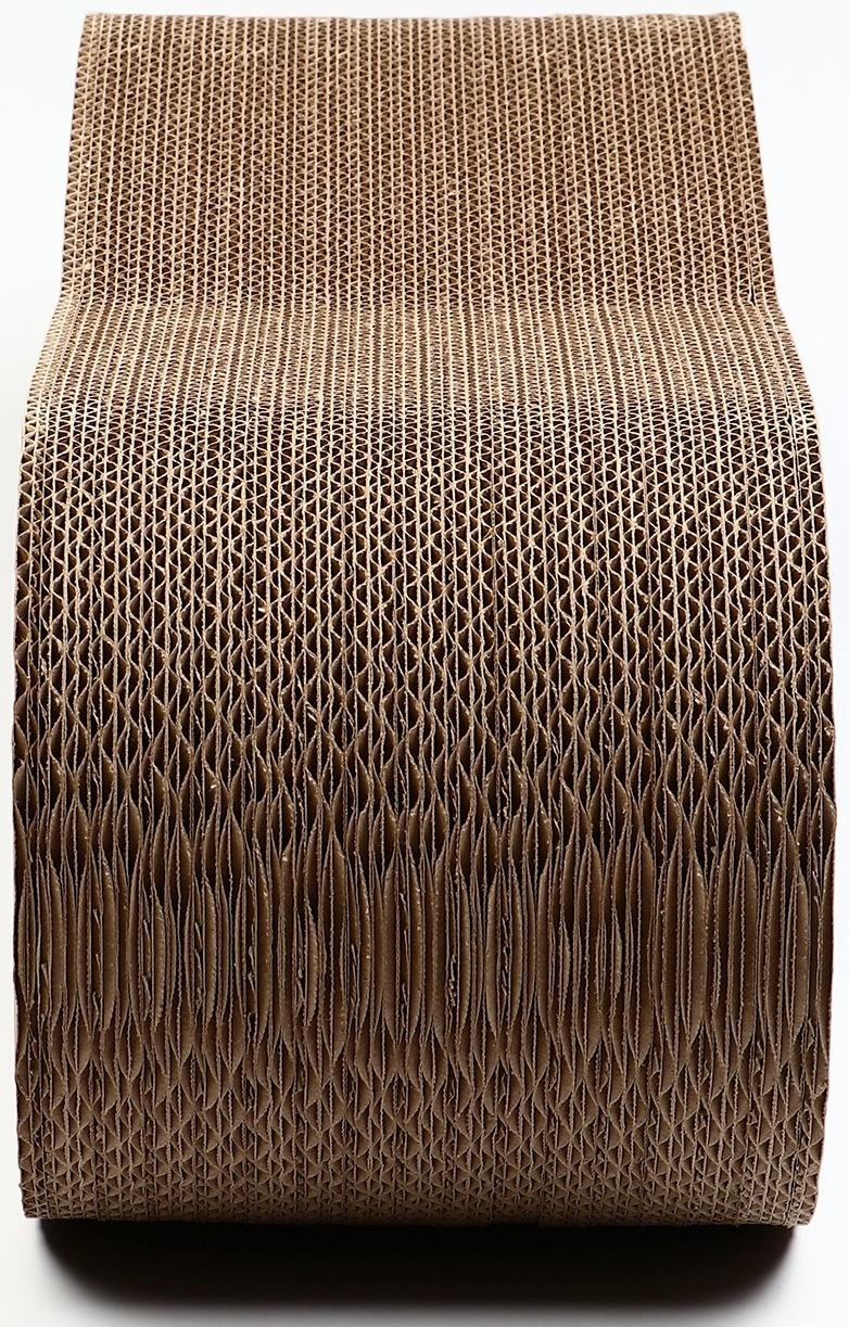 Когтеточка-лежанка картон «Зверьё Моё» ВОСЬМЕРКА 59×21×22 см