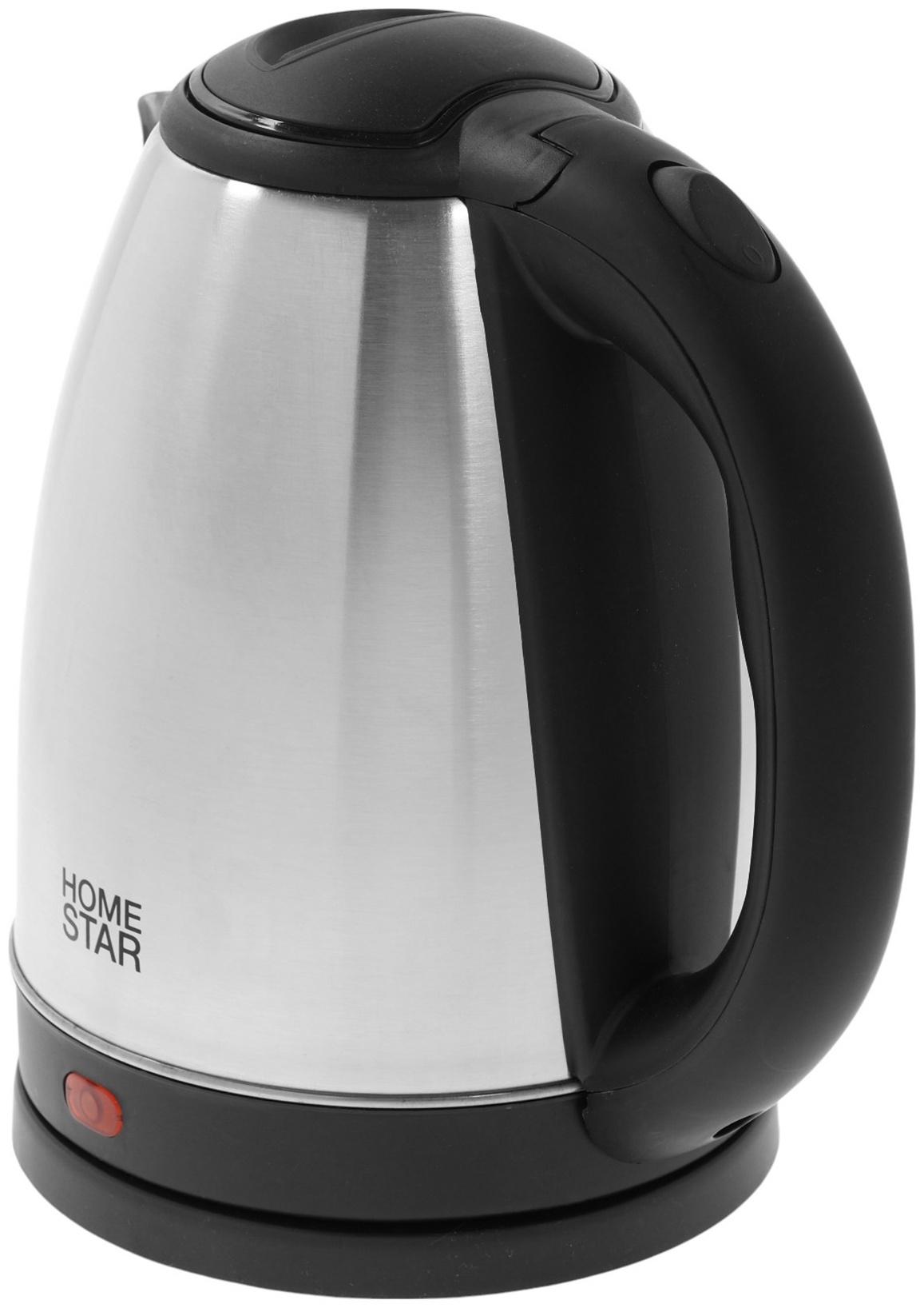 Чайник электрический Homestar HS-1010A, металлический, 1.8 л, 1500 Вт