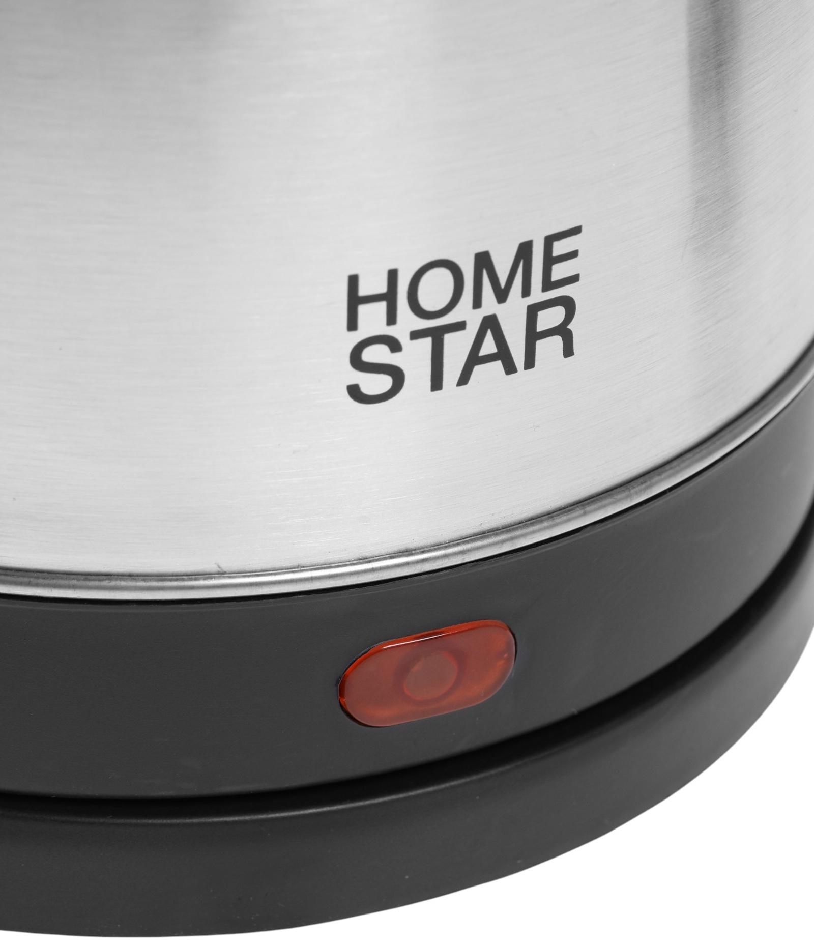Чайник электрический Homestar HS-1010A, металлический, 1.8 л, 1500 Вт