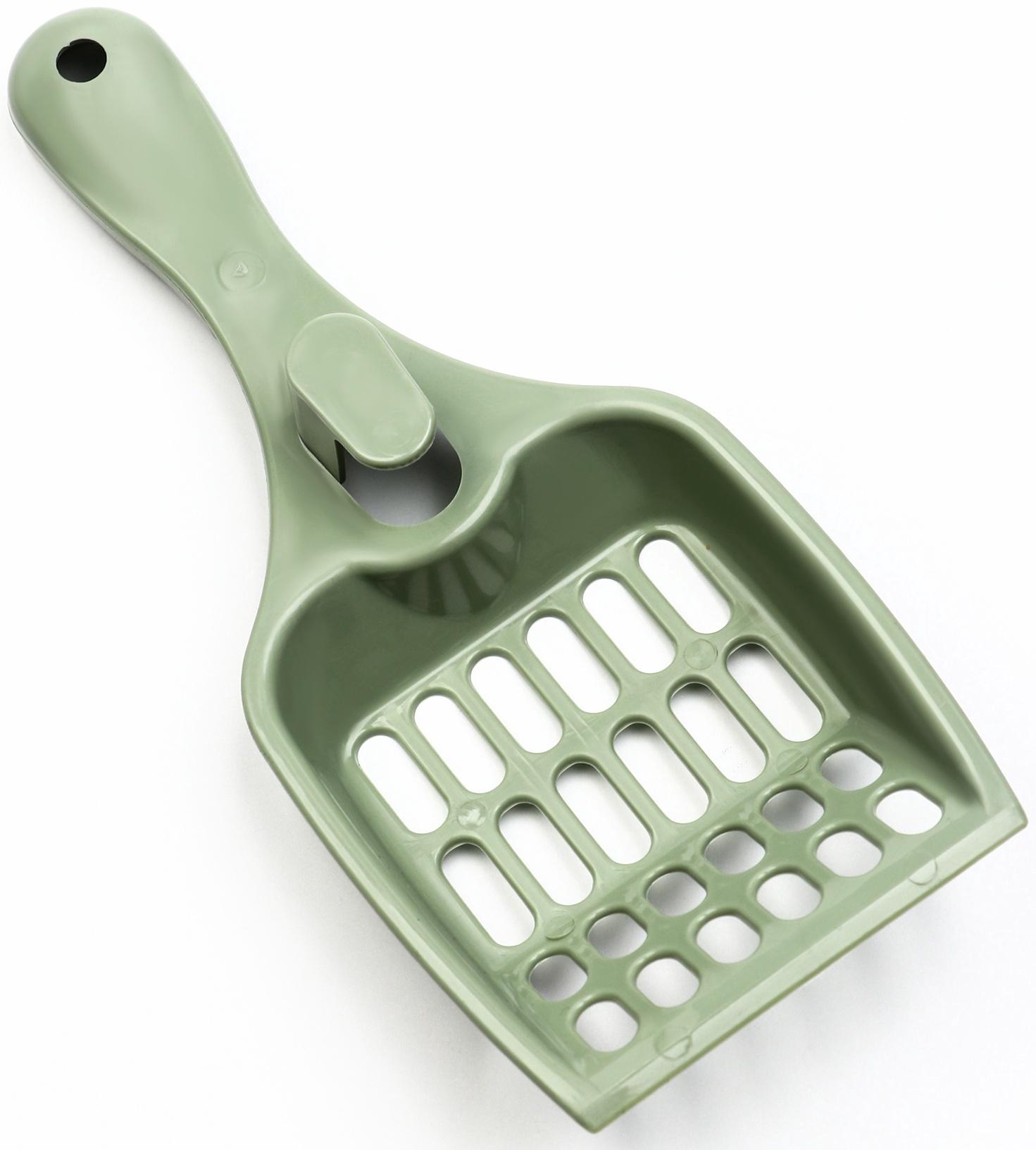 Совок для кошачьего туалета «Мур Мяу» 22.5×9.5×4 см, фисташковый