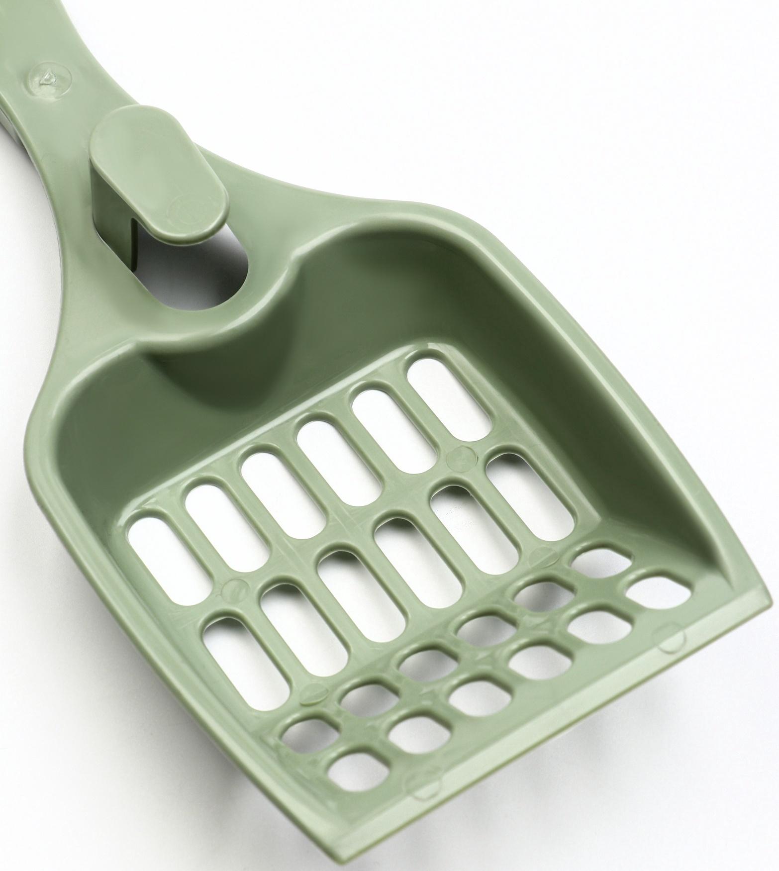 Совок для кошачьего туалета «Мур Мяу» 22.5×9.5×4 см, фисташковый